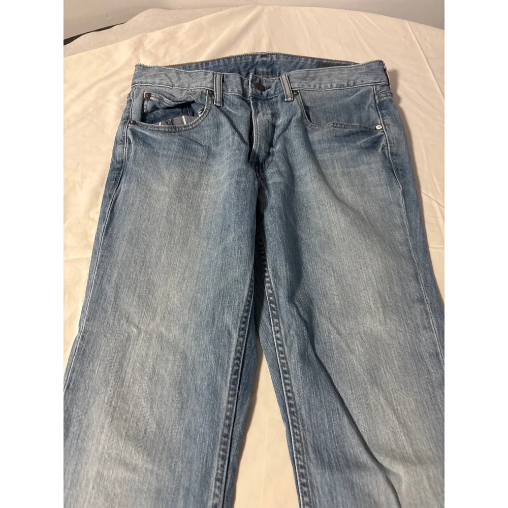 Bonobos Straight Leg slim‎ Jeans Mens 32/34 Light Wash Excellent Denim Casual